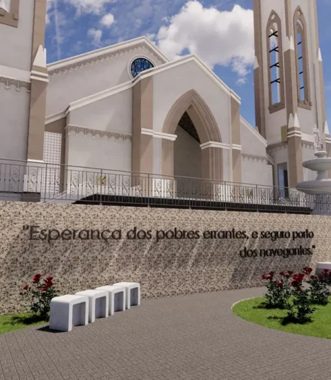 vista frontal roseiras